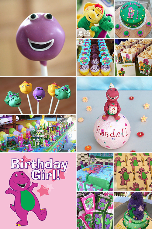 barney theme party