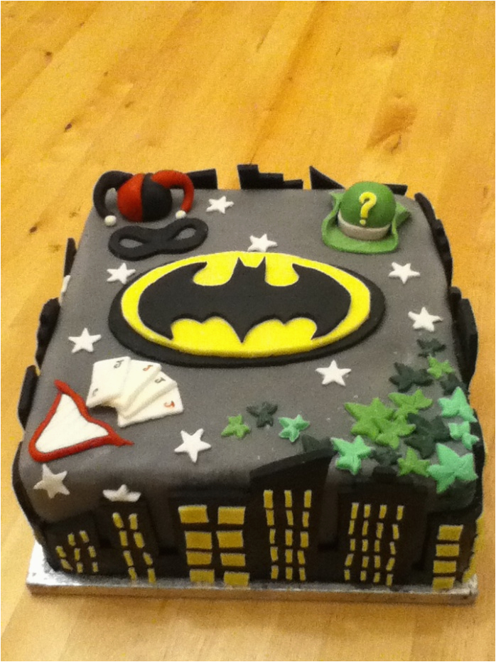 batman birthday cake decorations