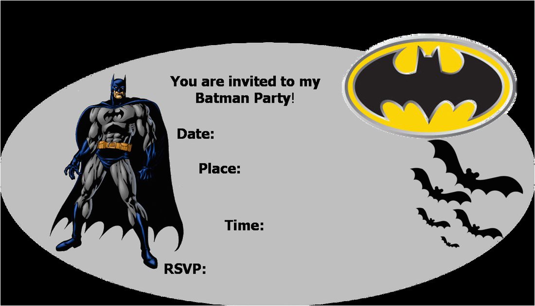 batman party invitations template