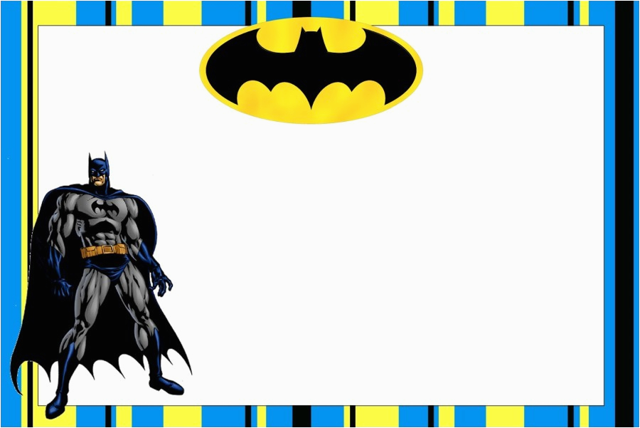 free printable batman birthday invitations