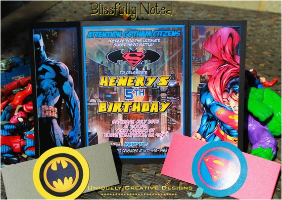 batman vs superman birthday invitations ref related 6
