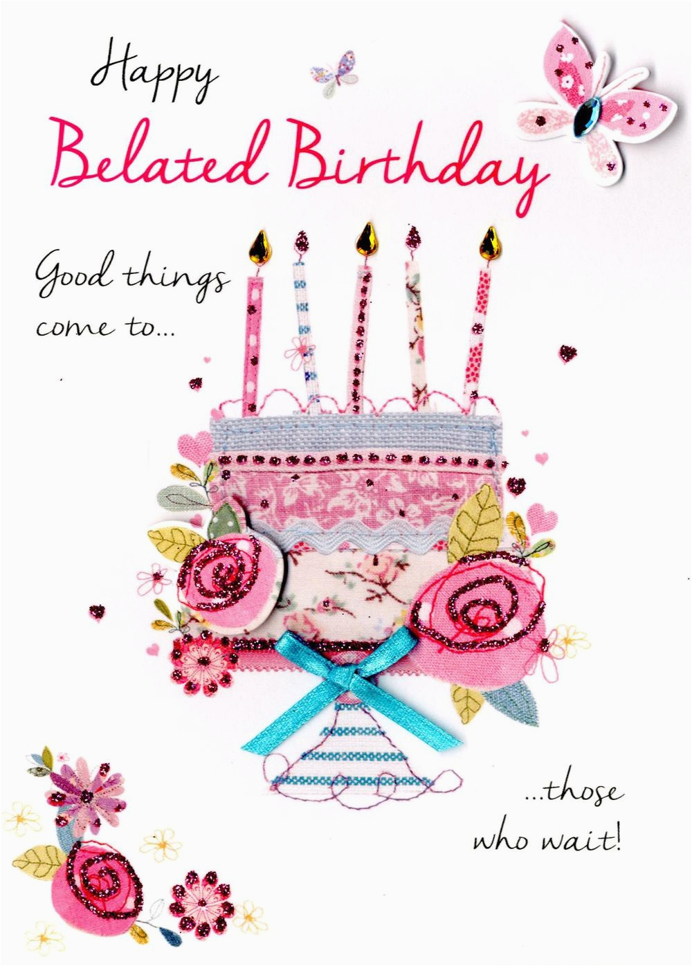 happy belated birthday greeting card cards