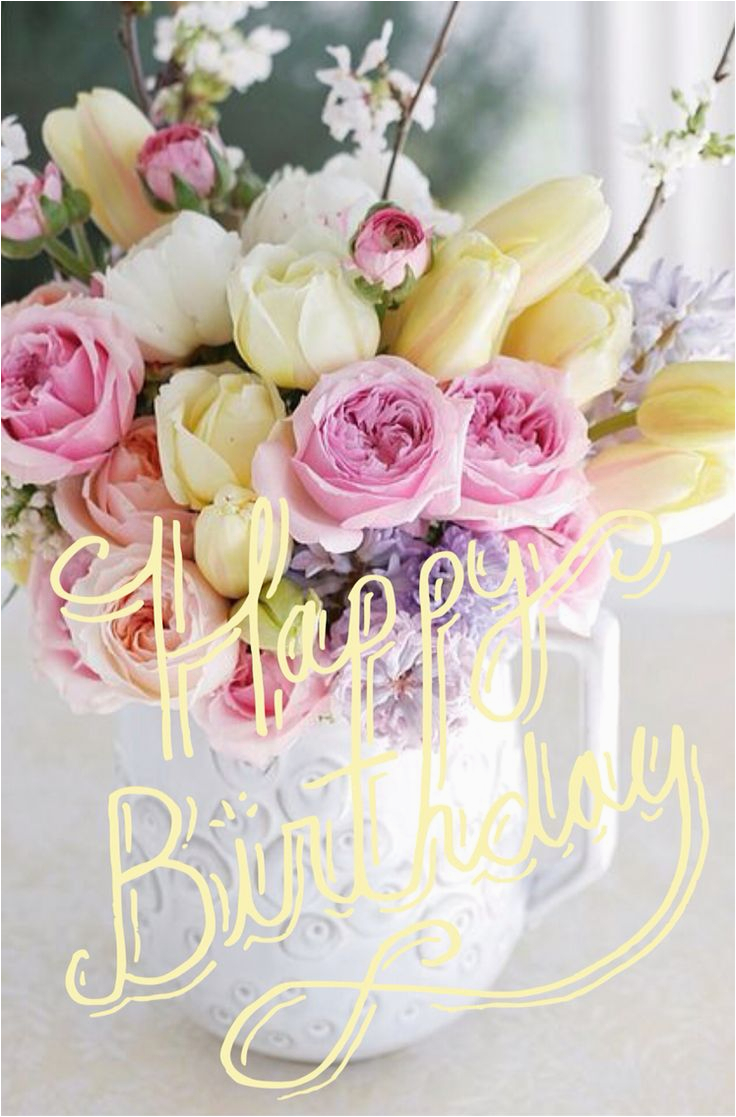 160 best happy birthday flower images on pinterest