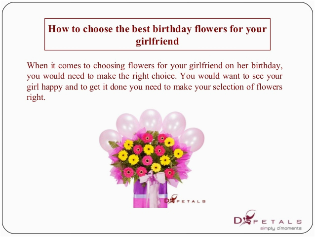 how to choose the best birthday flowers for your girlfriend