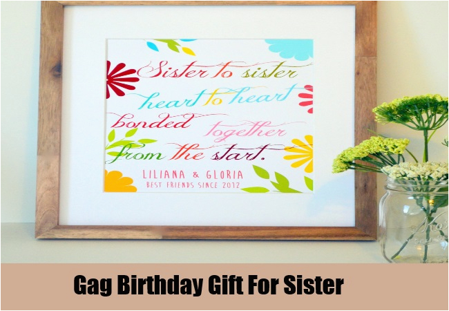 best birthday gift ideas for sister unique birthday