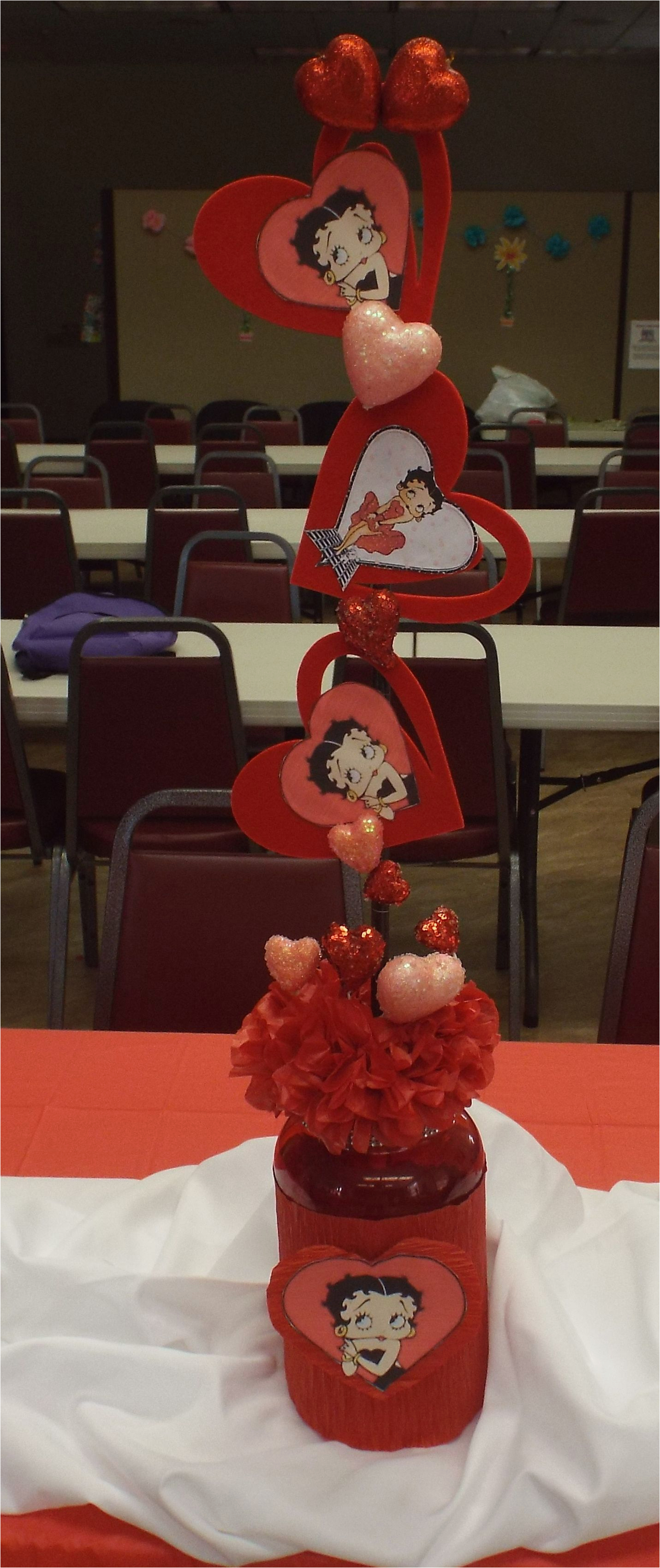 Betty Boop Birthday Decorations Betty Boop Centerpieces That I Made Sarah S Betty Boop