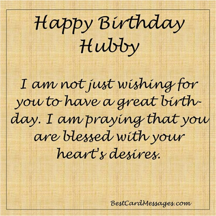 inspirational birthday message for your husband husband