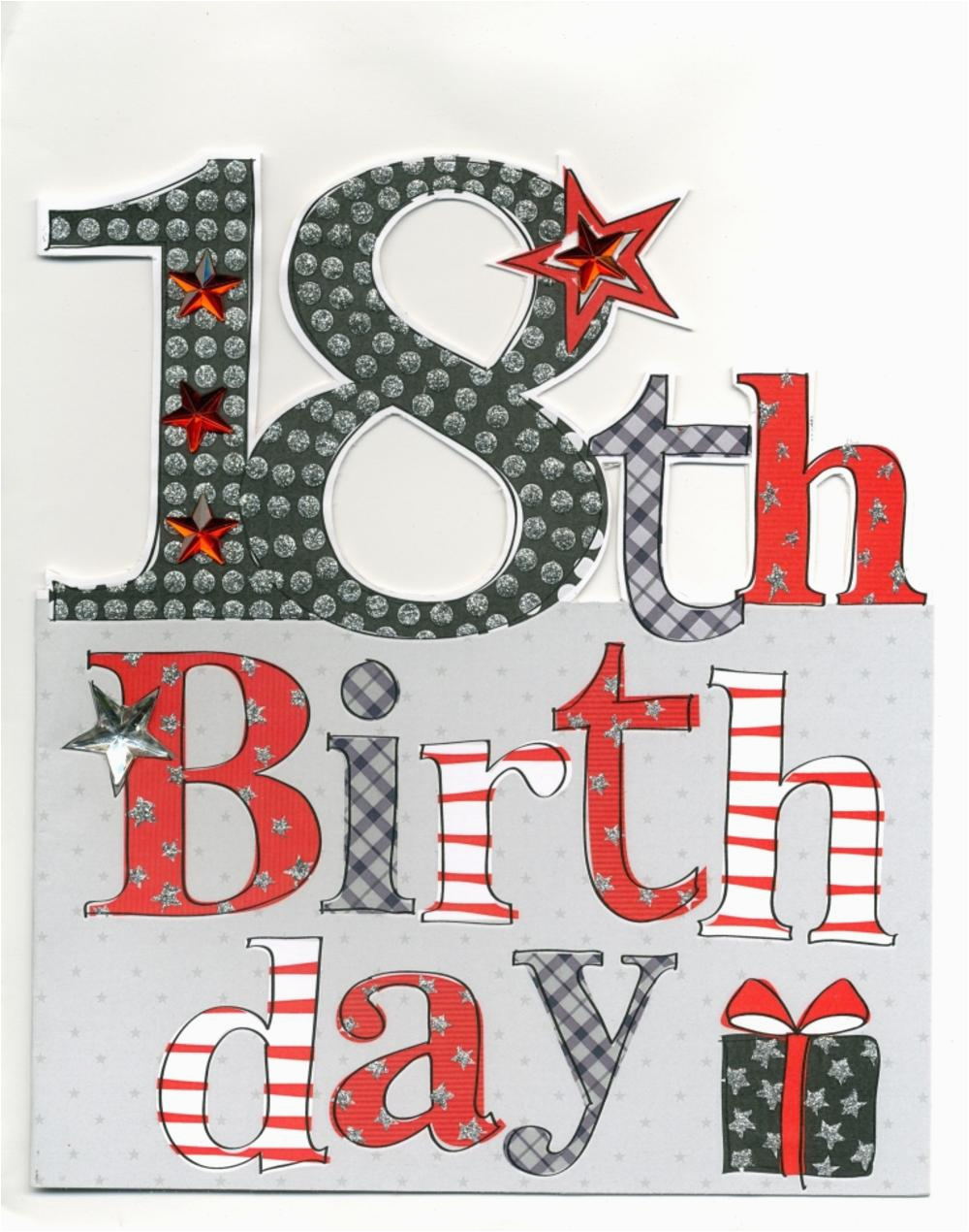 large 18th birthday greeting card cards love kates