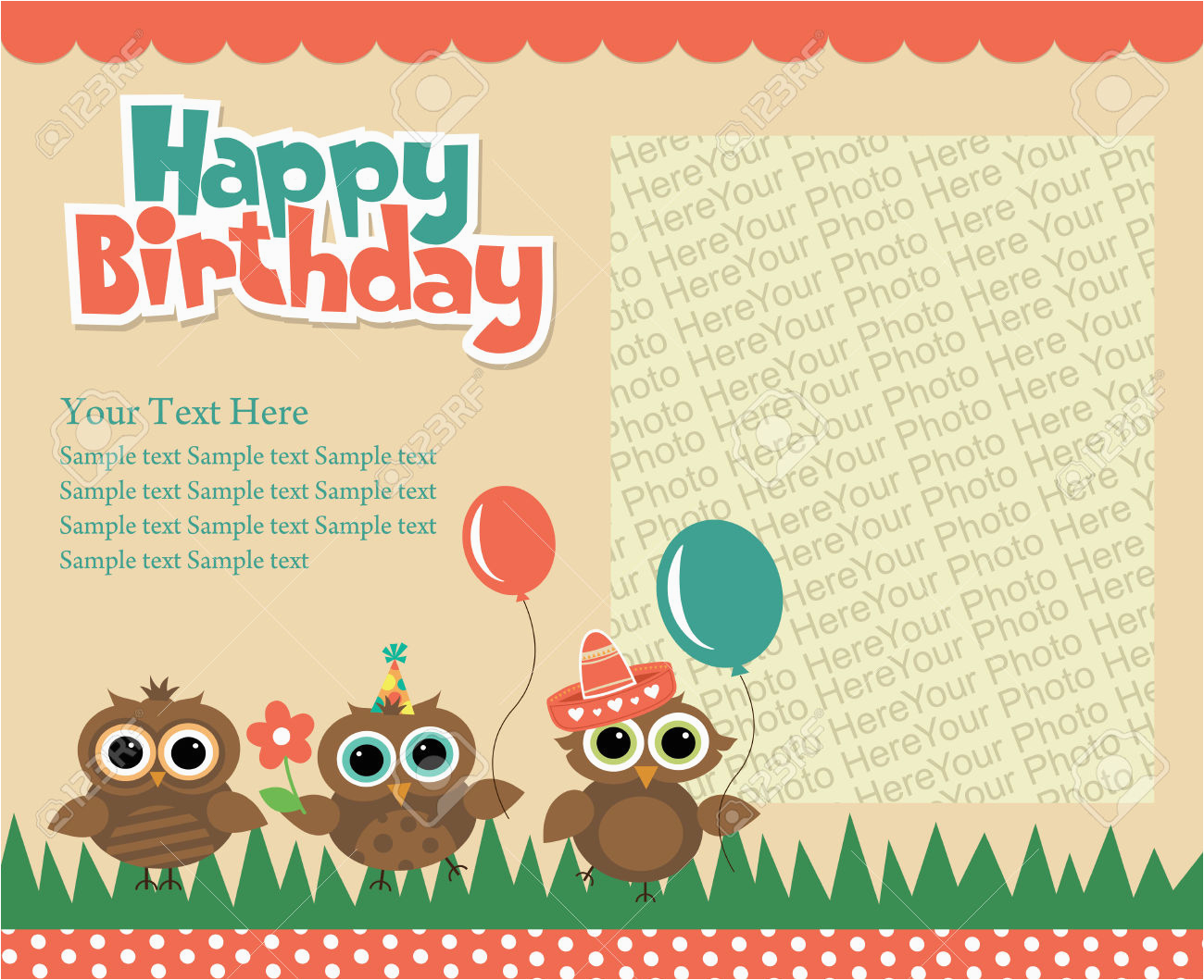 happy birthday invitation cards