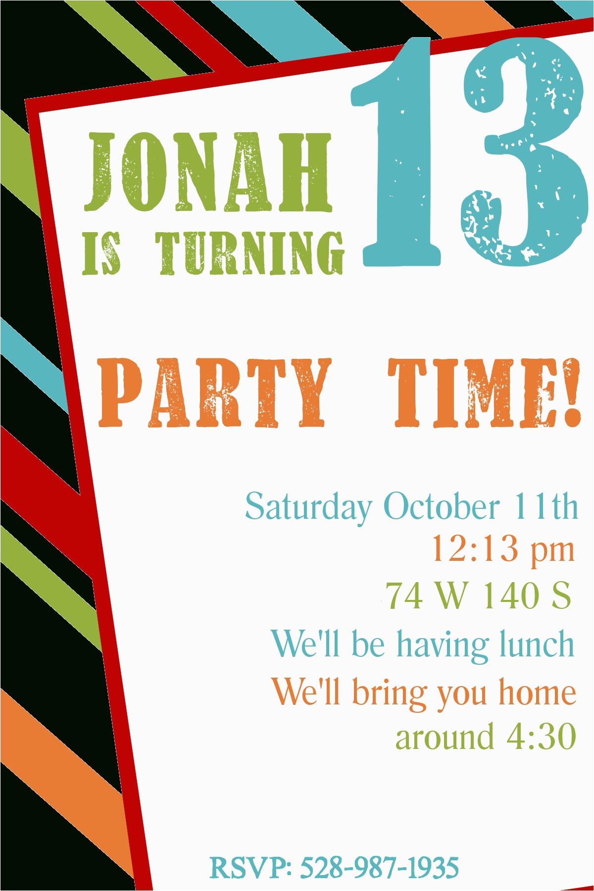 free printable birthday party invitations template