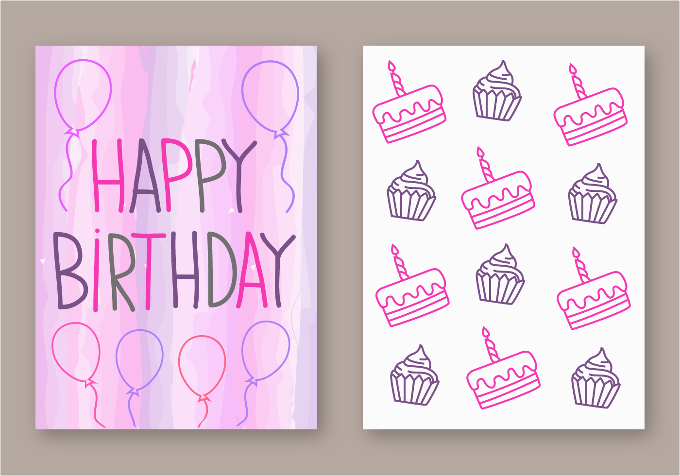 105599 free happy birthday card vector