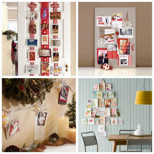 iheart organizing happy holidays christmas card display