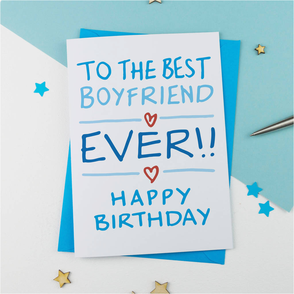 boyfriend birthday card by a is for alphabet