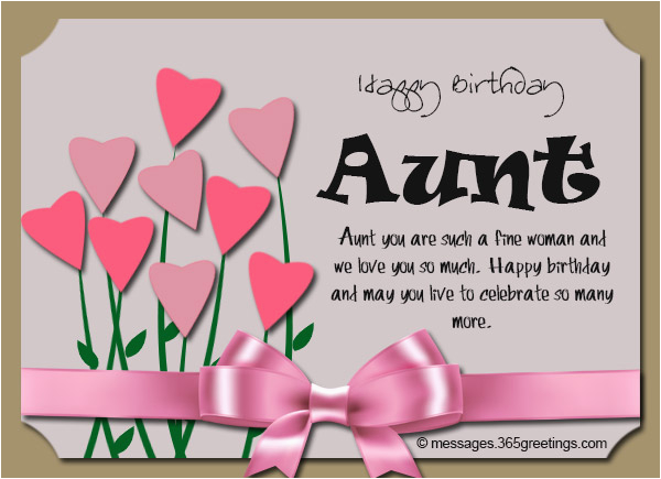 birthday wishes for aunt