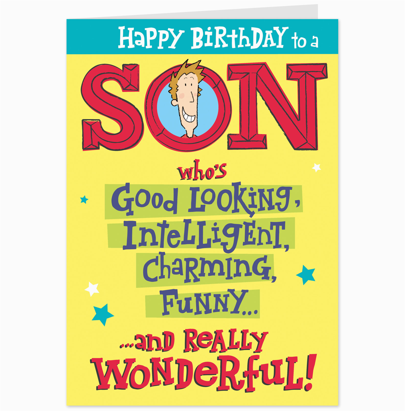 Birthday Card for Son Free Printable