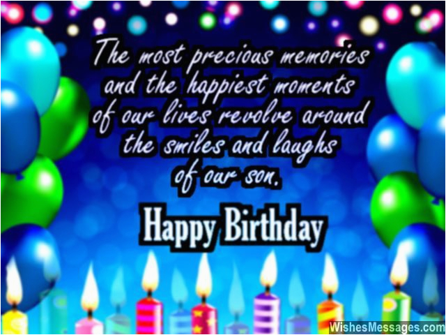 birthday wishes for son quotes and messages