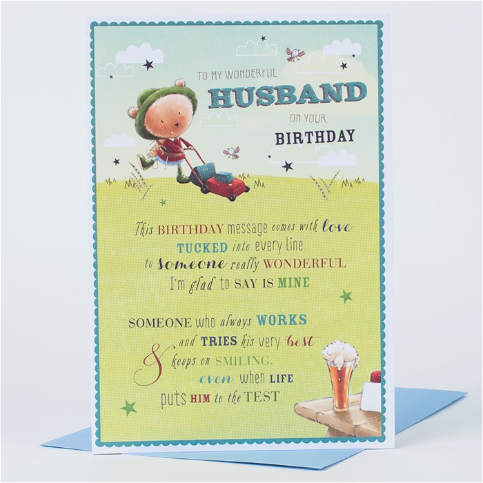 birthday card husband only 99p