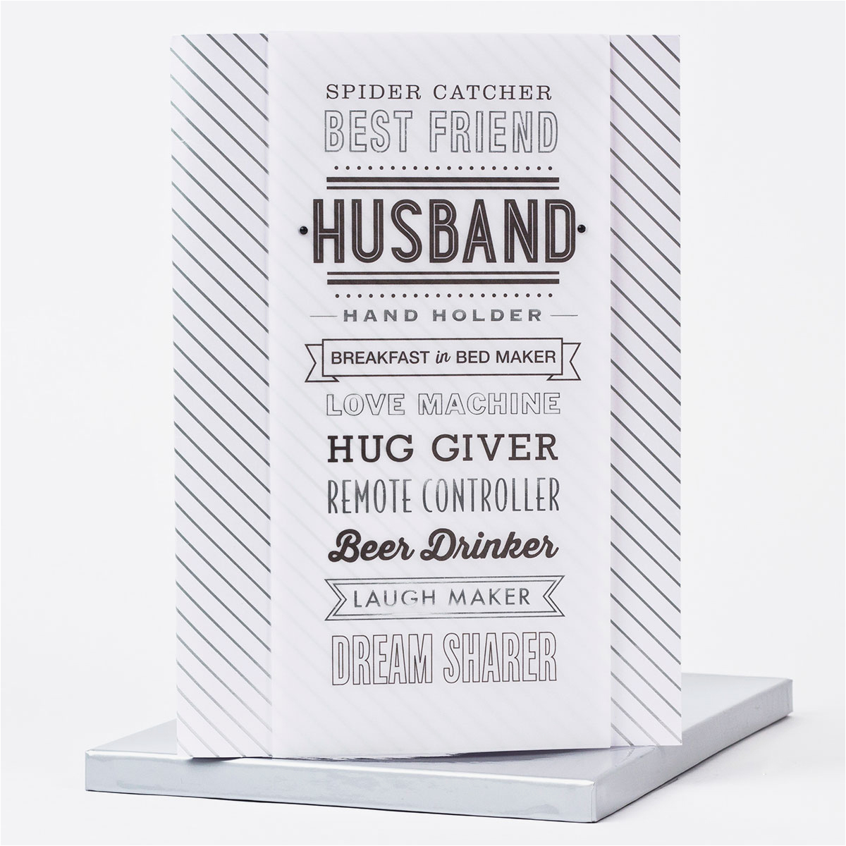 boxed birthday card husband only 1 99