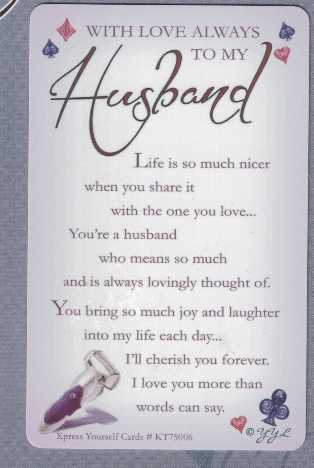 husband birthday card happy birthday to my husband