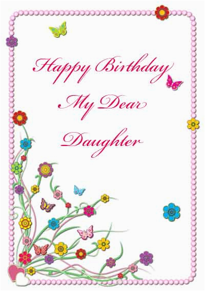 7 best images of printable birthday cards daughter free