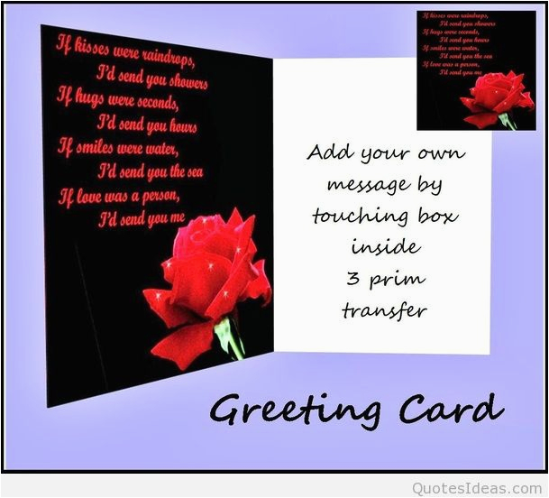 Birthday Card Love Sayings Greeting Card I Love You Quotes