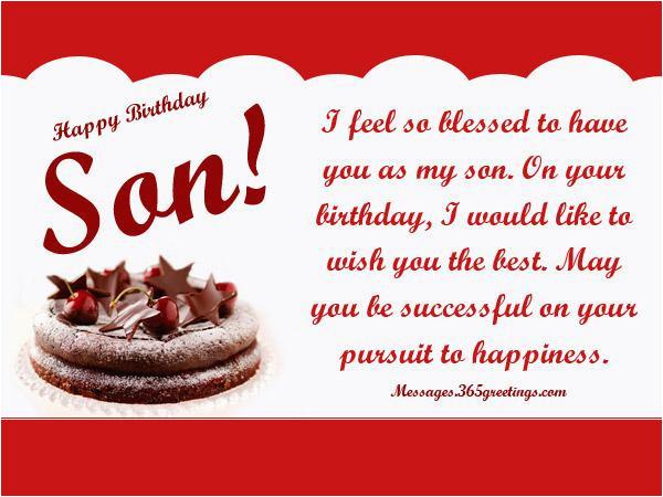 birthday wishes for son 365greetings com