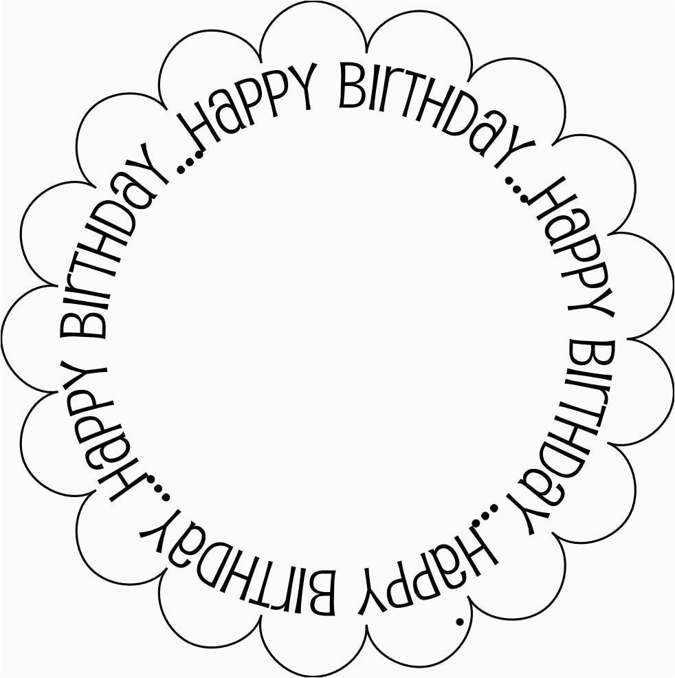 Birthday Card Print Outs 7 Best Images Of Black and White Printable