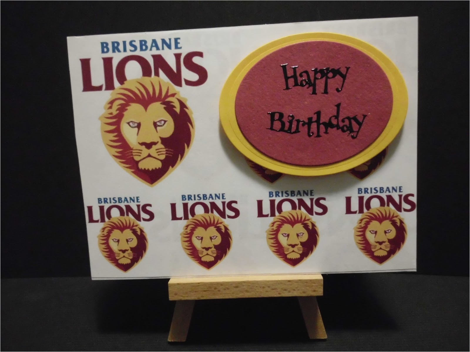 Birthday Cards Brisbane Roffeycreations Brisbane Lions Cards