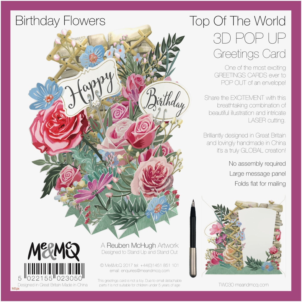 fresh flower birthday cards