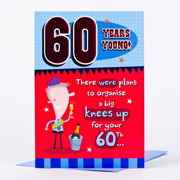 60th birthday card 60 years young