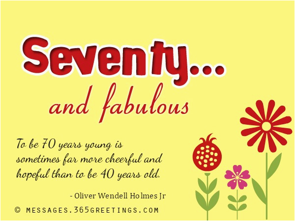 70th birthday wishes