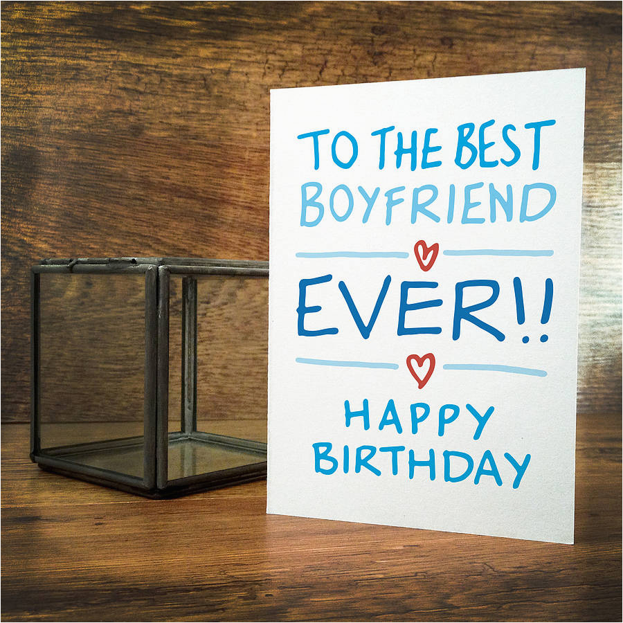 boyfriend birthday card
