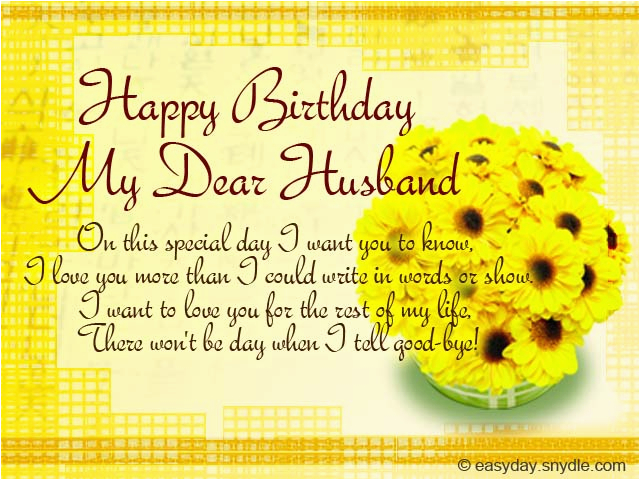 birthday messages for your husband easyday