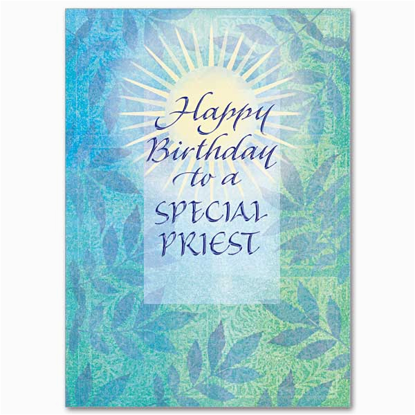 happy birthday to a special priest birthday card for priest