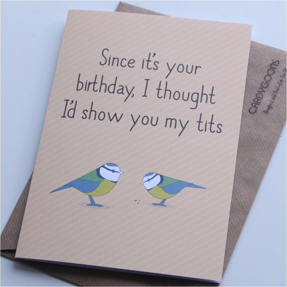 funny birthday card boyfriend husband rude humour card