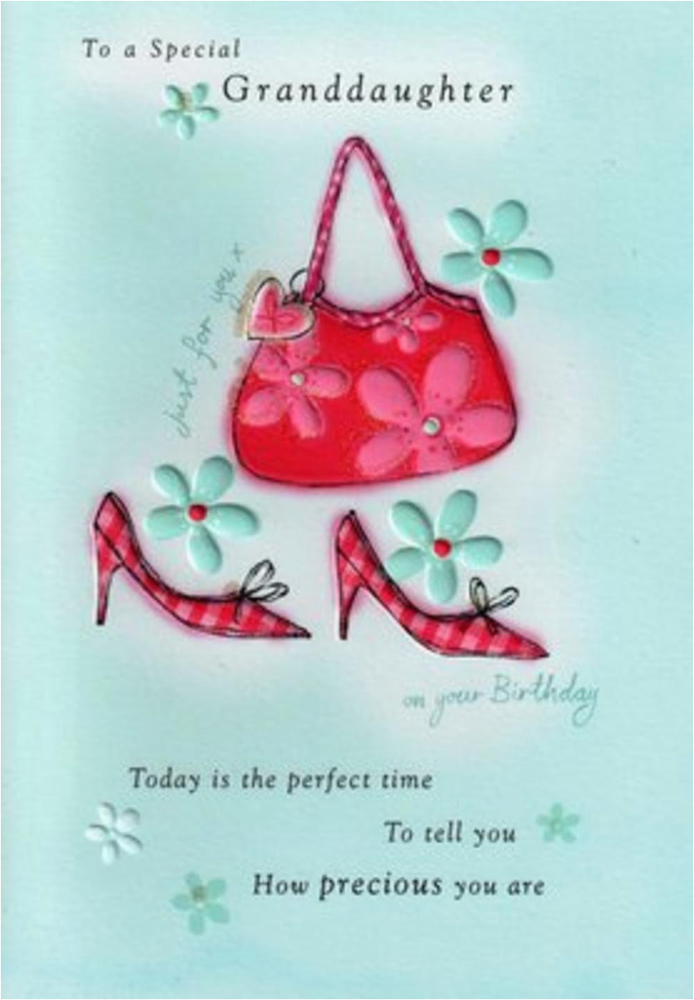 granddaughter birthday poetry in motion card cards