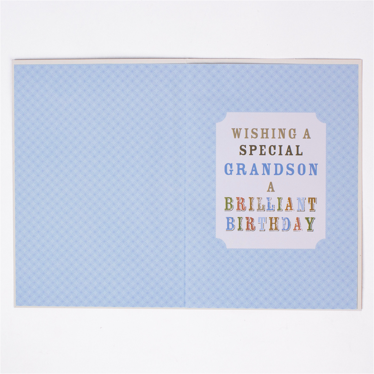 birthday card car print grandson only 99p