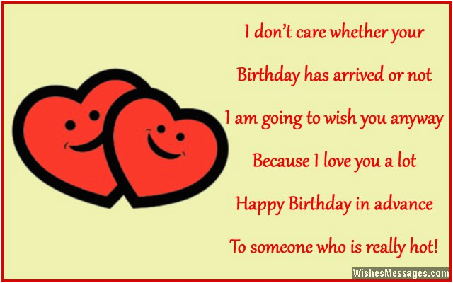 happy birthday in advance early birthday wishes
