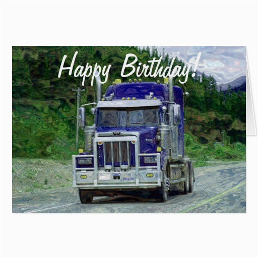 truck driver funny trucker birthday cards zazzle