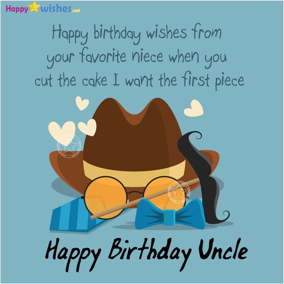 Birthday Cards for Uncle From Niece Happy Birthday Wishes for Uncle ...