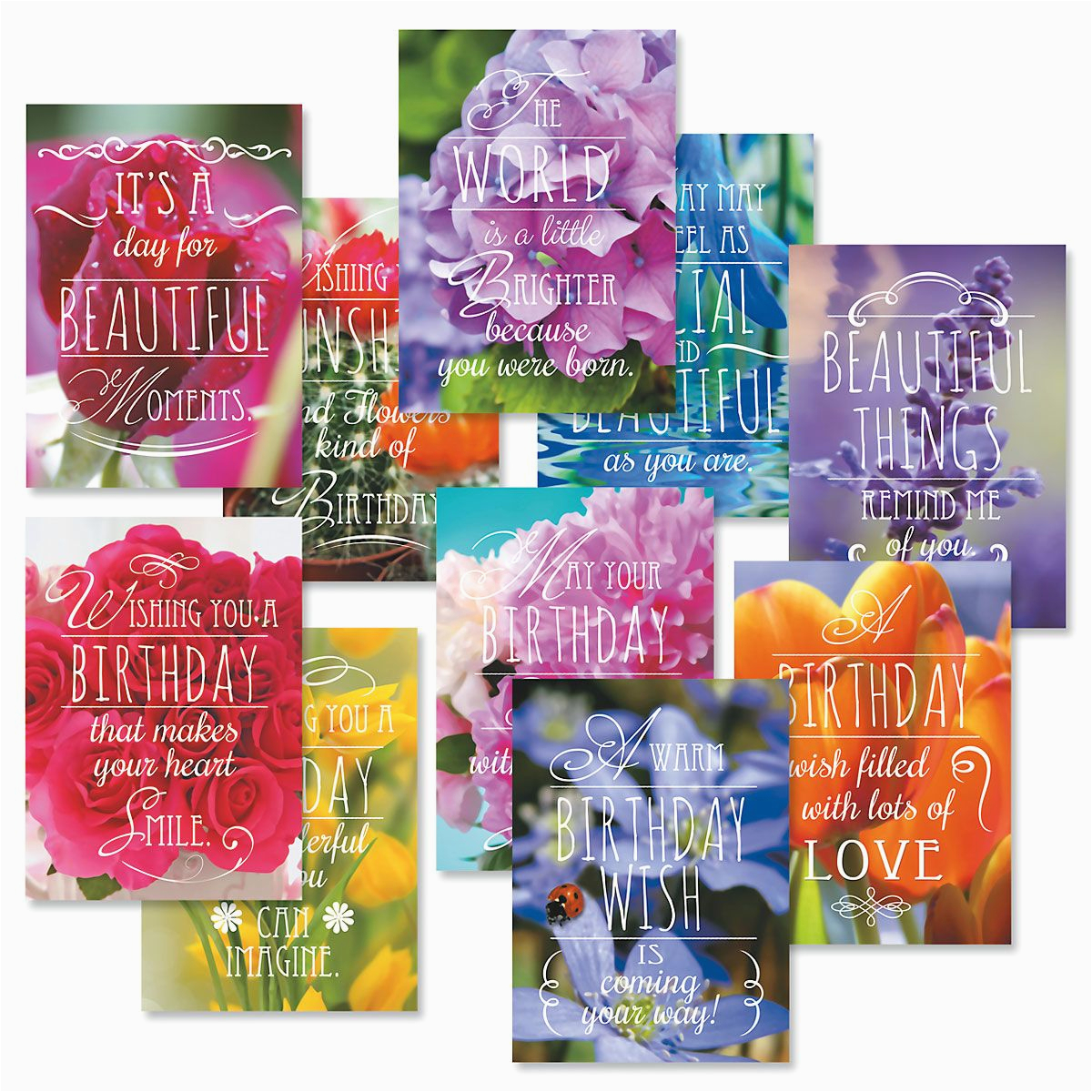 floral birthday cards value pack current catalog