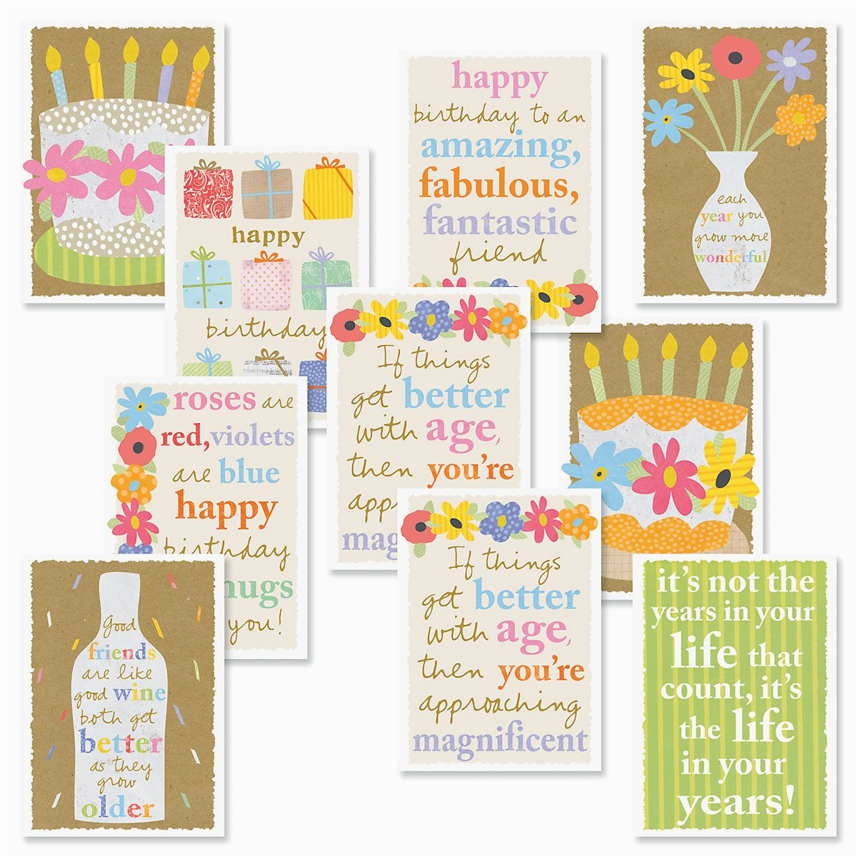 sandra magsamen birthday card value pack current catalog