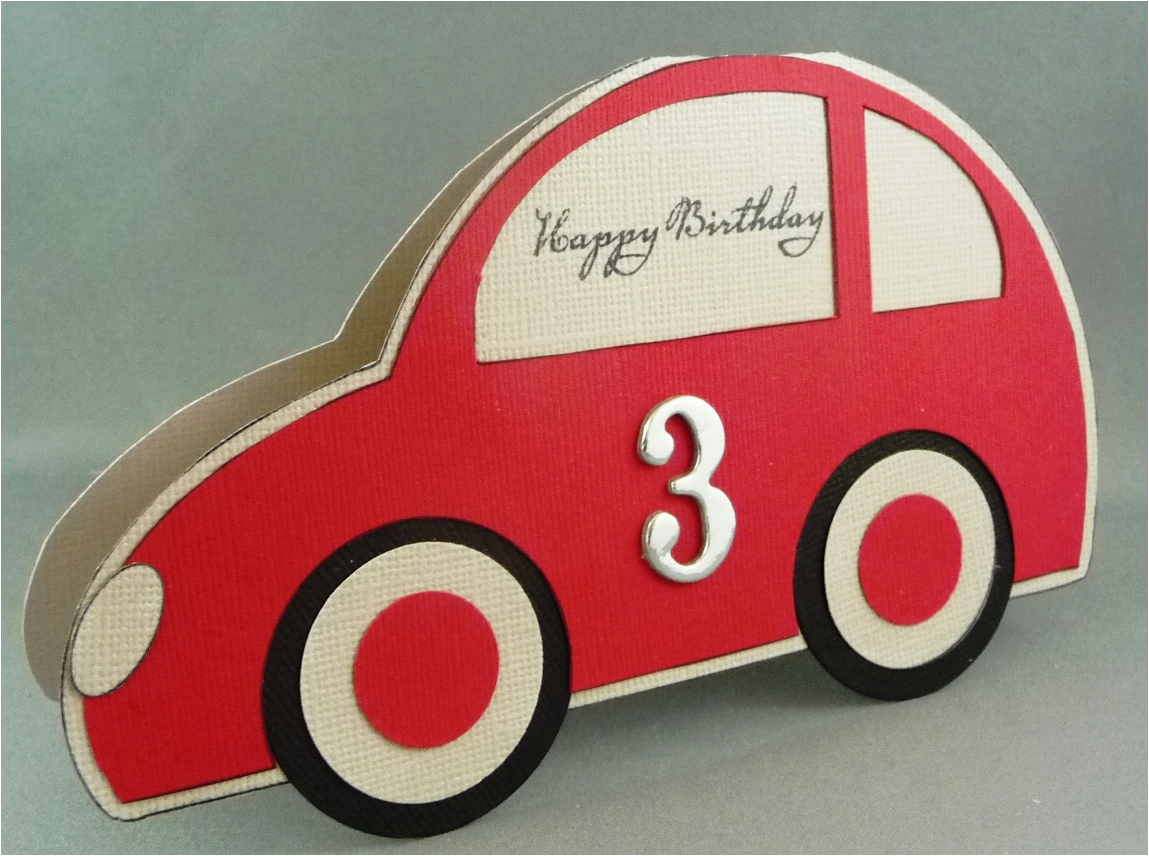 car birthday card