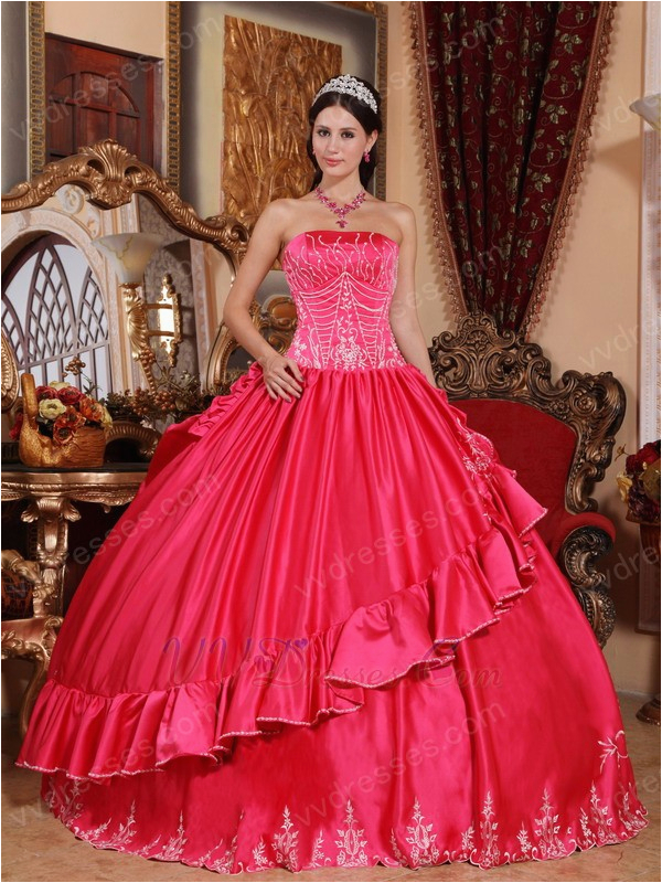 alizarin crimson 16th birthday girls dress under 200 dollars