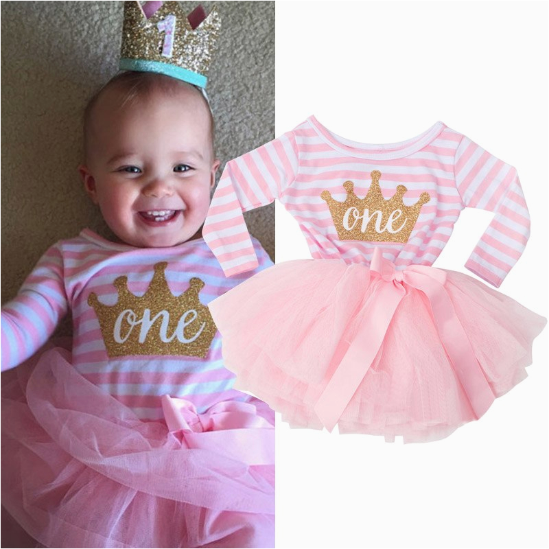 baby girl first birthday outfit long sleeve newborn baby