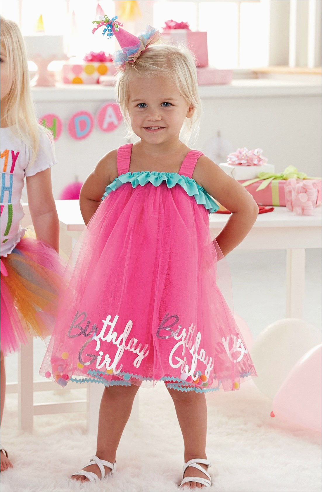 birthday girl tulle dress by mud pie