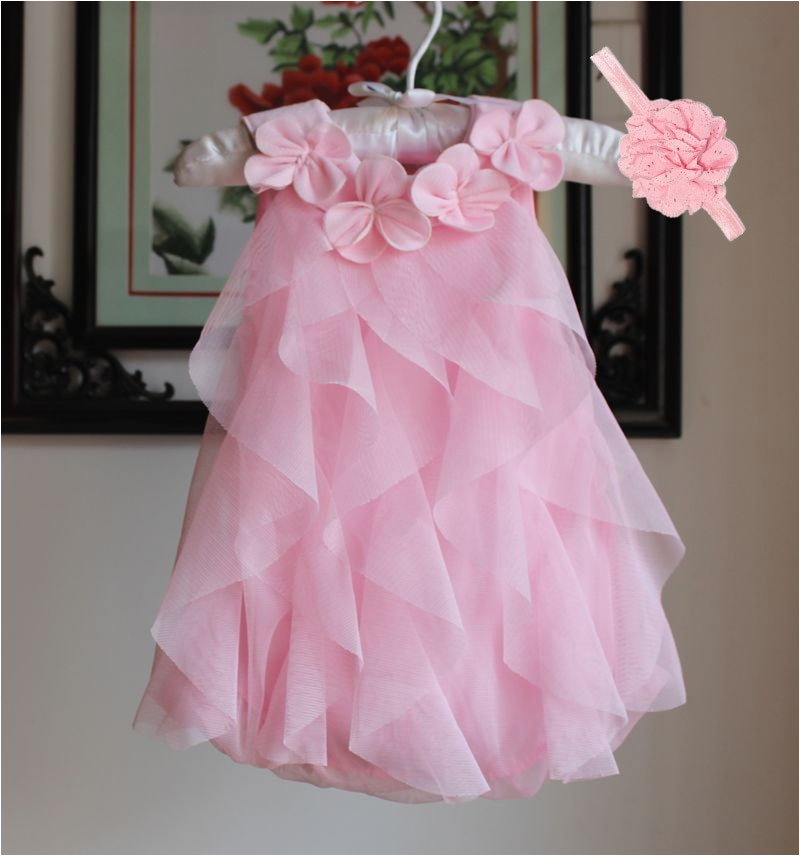 girls dress 2017 summer chiffon party dress infant 1 year