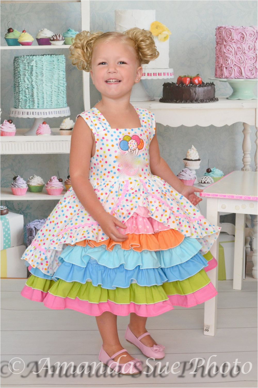 size 3t birthday party confection dress baby toddler girls