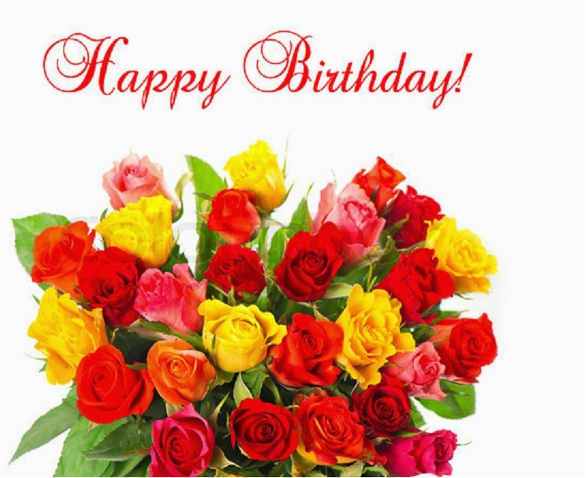 happy birthday flowers wishes love