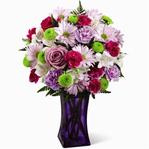 purple pop bouquet birthday flowers tidy 39 s toronto